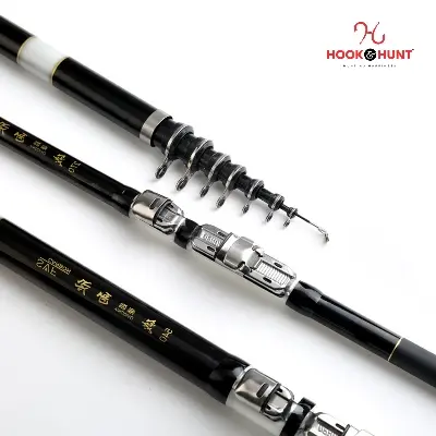 Picture of 300 cm SM Black & White Ultra-light & Ultra-hard Rock Fishing Rod – Dual-purpose Fiberglass Sea Casting Rod. (300 cm)