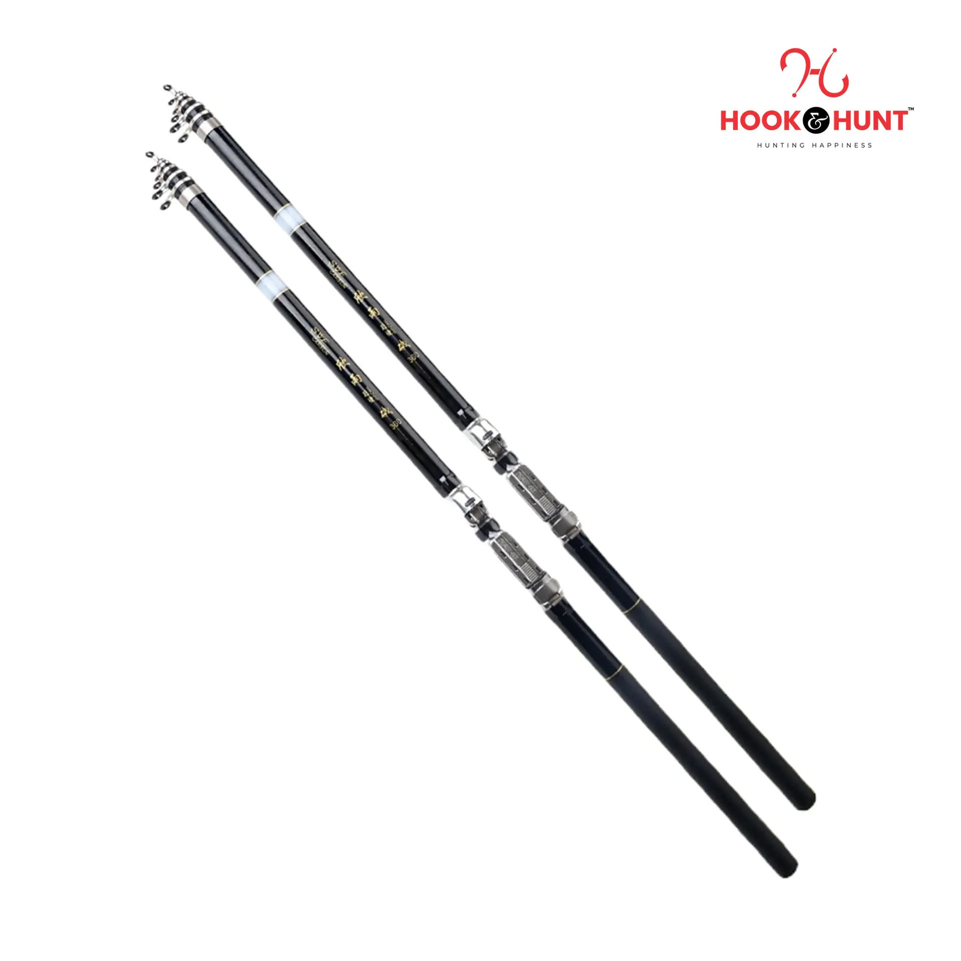 Picture of 300 cm SM Black & White Ultra-light & Ultra-hard Rock Fishing Rod – Dual-purpose Fiberglass Sea Casting Rod. (300 cm)