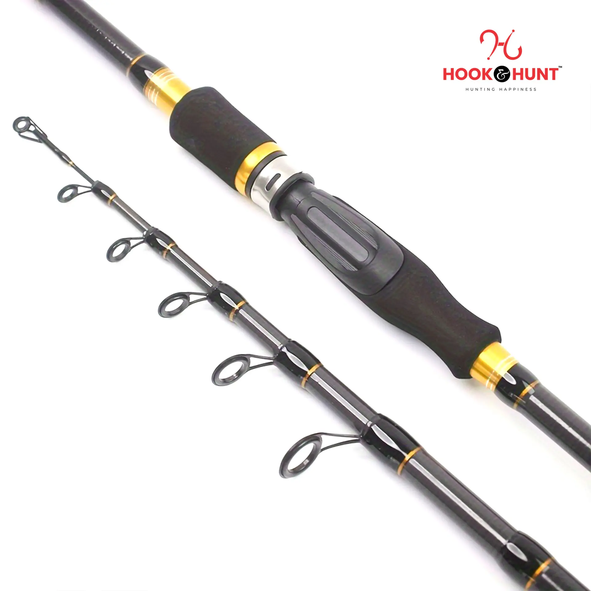 Picture of YG 038 - Model Carbon Fiber Telescopic Sea Fishing Rod (270 cm) – Ultralight Ultra-Short Portable Travel Fishing Rod, Hard Action (270 cm)