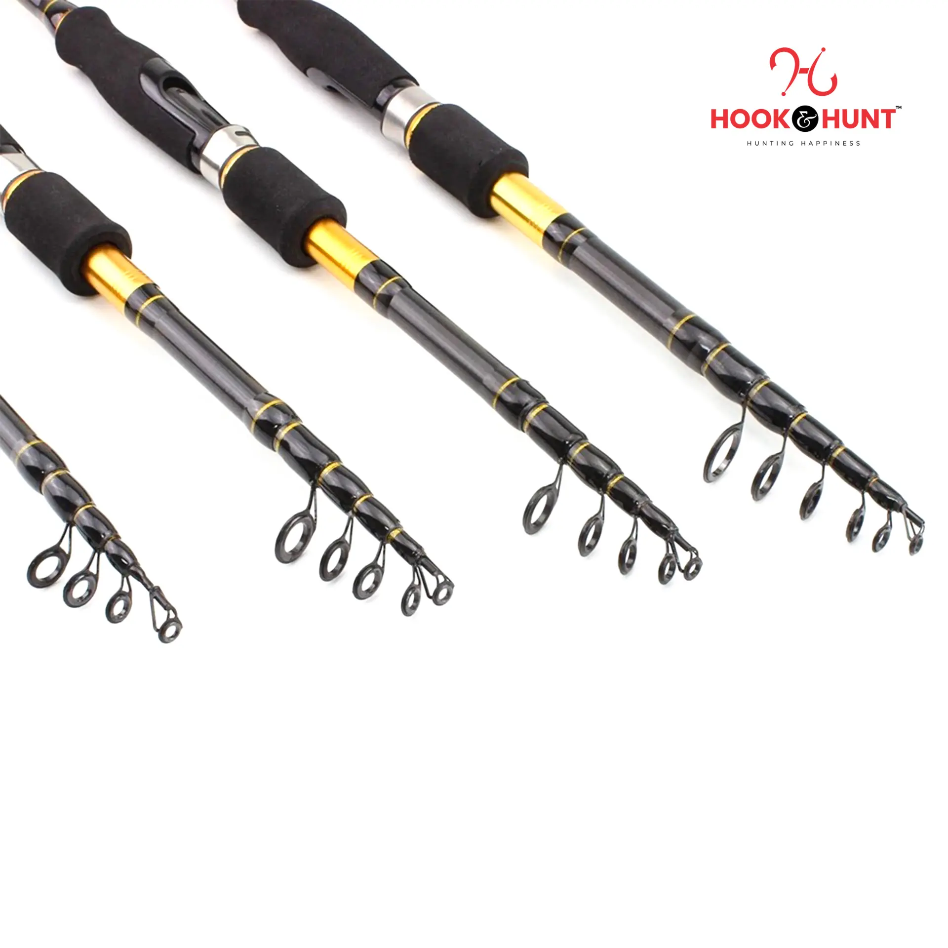 Picture of YG 038 - Model Carbon Fiber Telescopic Sea Fishing Rod (270 cm) – Ultralight Ultra-Short Portable Travel Fishing Rod, Hard Action (270 cm)