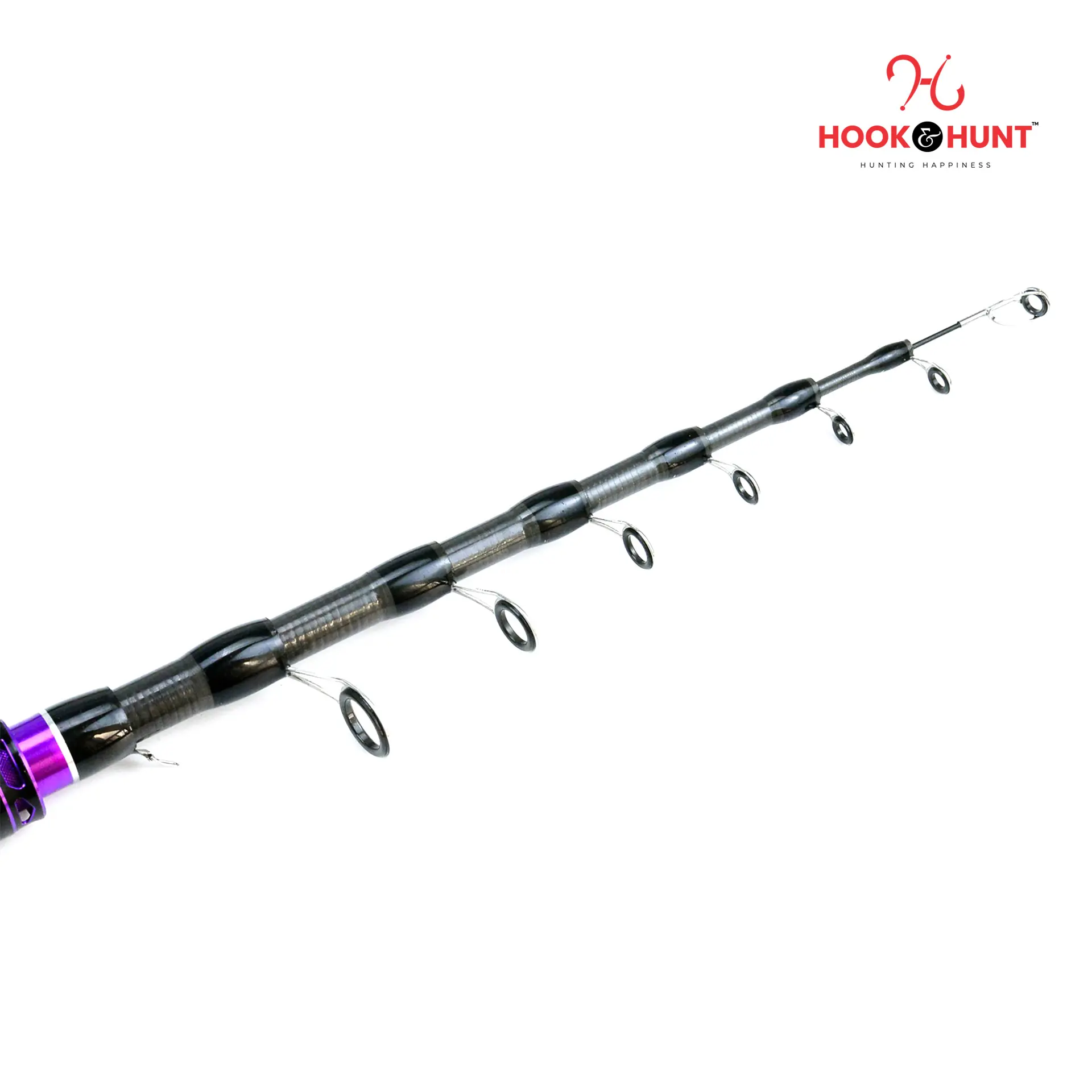 Picture of YG 102 - Model  High Carbon Fiber Telescopic Sea Fishing Rod (270 cm) – Retractable Lure Rod with Super Hard Cork Handle for Bass & Snakehead Fishing (270 cm)
