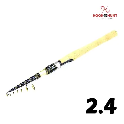 Picture of YG 103 - Model  Portable Carbon Fiber Telescopic Sea Fishing Rod (240 cm) – Retractable Lure Rod, Super Stiff for Raft, Rock & Sea Fishing Pocket Rod (240 cm)