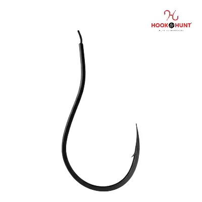 Picture of 10 Piece Hook & Hunt Crank Chinu Barbed Fishing Hook 0.1–11 – Thin Wire Improved Hook for Sea & Rock Fishing (Size - 0.8)