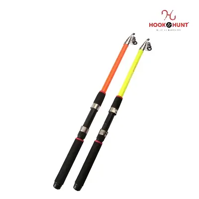 Picture of 210 cm Hook & Hunt Super Hard Fiberglass Sea Fishing Rod  – Telescopic Casting Rod for Ocean Beach & Long Distance Fishing (210 cm)