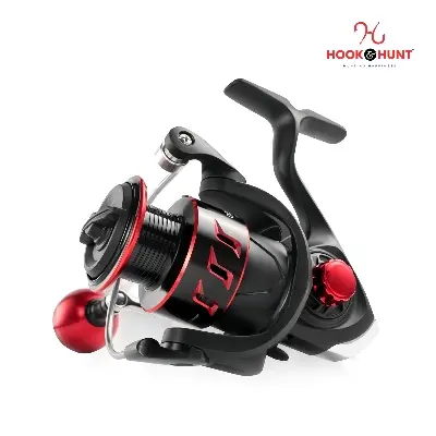 Picture of 5000 Series Hook & Hunt Carved Round Handle Reel All-Metal Spinning Fishing Reel – Heavy Duty Sea, River & Anchor Fishing Reel (Model - 5000)