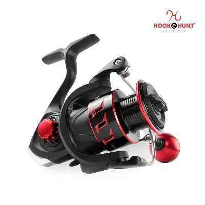 Picture of 5000 Series Hook & Hunt Carved Round Handle Reel All-Metal Spinning Fishing Reel – Heavy Duty Sea, River & Anchor Fishing Reel (Model - 5000)