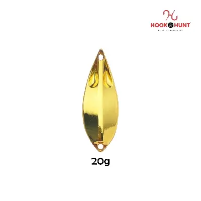 Picture of Hook & Hunt Zinc Alloy Spinner Lure 10gm / 15gm / 20gm – Long Cast Monster Spinner Hard Bait without Treble Hook & Feather (হুক ছাড়া - ২০ গ্রাম)
