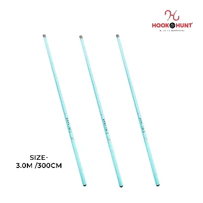 Picture of Multiple Colour (300 – 450 cm) Hook & Hunt Carbon Short Section Stream Fishing Rod – Ultra Light Soft Tone Hand Rod for River & Stream Fishing (আকাশী-  300cm)