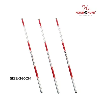 Picture of Red Colour (300 – 450 cm) Hook & Hunt Carbon Short Section Stream Fishing Rod – Ultra Light Soft Tone Hand Rod for River & Stream Fishing (লাল - 360cm)