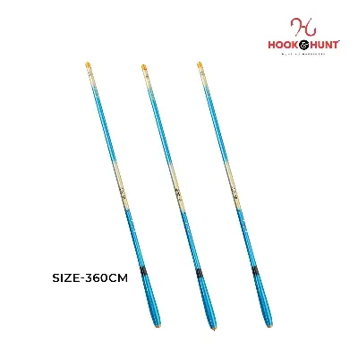Picture of Sky Blue Colour Ultra-Light Super Hard Carbon Stream Fishing Rod – Short Section 37-Action Hand Rod for Crucian Carp & Stream Fishing (300 – 540 cm) (আকাশী- 360cm)