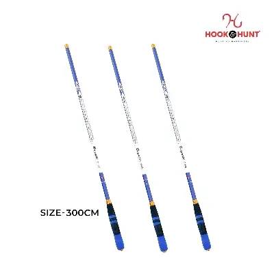 Picture of Bugatti Carbon Stream Fishing Rod (300 – 540 cm) - Ultra-Light Super Hard Carbon Stream Fishing Rod – Short Section 37-Action Hand Rod (300cm)