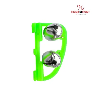 Picture of 01 Piece Hook & Hunt Fishing Bell Alarm Clip – Outdoor Sea Rod Bite Indicator Single - Double Rivet Spiral Brass Fishing Bell (ধনুক ডাবল বেল)