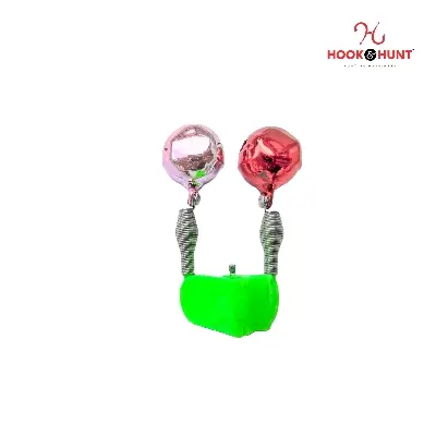 Picture of 01 Piece Hook & Hunt Fishing Bell Alarm Clip – Outdoor Sea Rod Bite Indicator Single - Double Rivet Spiral Brass Fishing Bell (ক্লিপ ডাবল রঙ্গিন)