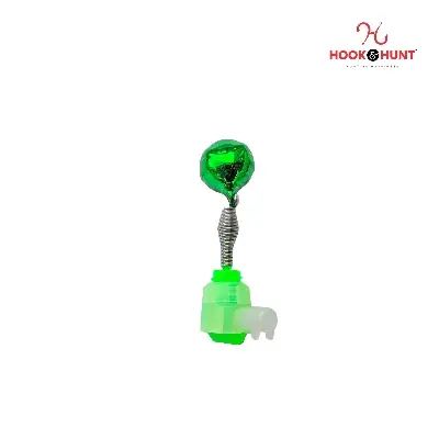 Picture of 01 Piece Hook & Hunt Fishing Bell Alarm Clip – Outdoor Sea Rod Bite Indicator Single - Double Rivet Spiral Brass Fishing Bell (স্পাইরাল সিঙ্গেল রঙ)