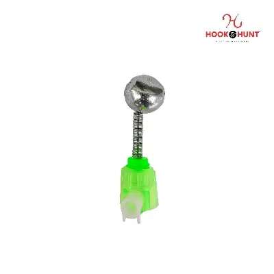 Picture of 03 Piece Hook & Hunt Fishing Bell Alarm Clip – Outdoor Sea Rod Bite Indicator Single - Double Rivet Spiral Brass Fishing Bell (স্পাইরাল  সিঙ্গেল)