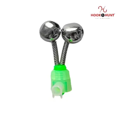 Picture of 03 Piece Hook & Hunt Fishing Bell Alarm Spiral – Outdoor Sea Rod Bite Indicator Single - Double Rivet Spiral Brass Fishing Bell (স্পাইরাল  ডাবল)