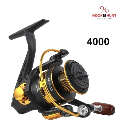 Picture of FG Series - Spinning Fishing Reel – Hook & Hunt Metal Spool Lure Reel Long Casting Sea Fishing Reel (1000–7000) (FG - 4000)