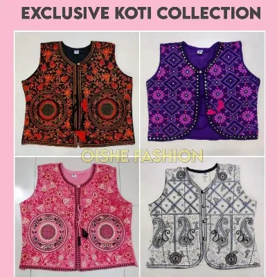 Picture of High Quality Koti Collection With Embroidery Work For Girls - Multicolor