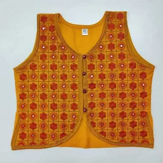 Picture of Embroidery Work Koti Collection For Girls - Multicolor