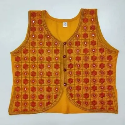 Picture of Embroidery Work Koti Collection For Girls - Multicolor