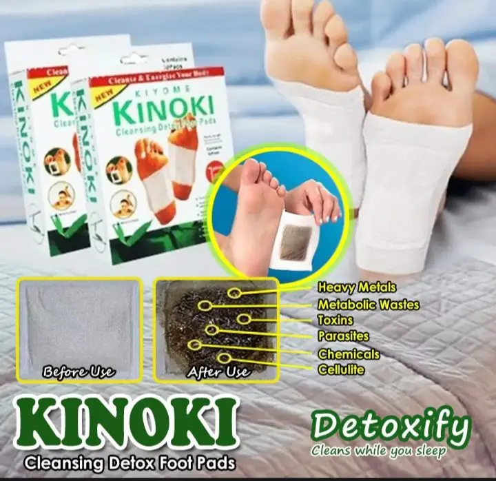 Picture of 10 Pieces Kinoki Detox Foot Pads - CLEAR
