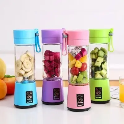 Picture of Portable Blender, Personal Size Blender Shakes and Smoothies, Mini Juicer Cup USB Rechargeable, Handheld Travel Blender Fruit Mixer - Multicolor