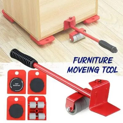 Picture of Heavy Furniture Lifter And Mover Tool Set To Easy to Shifting - Multicolor