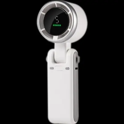 Picture of Mini Portable Turbo Fan Rechargeable Mini Hand Fan Folding Fan - Multicolor