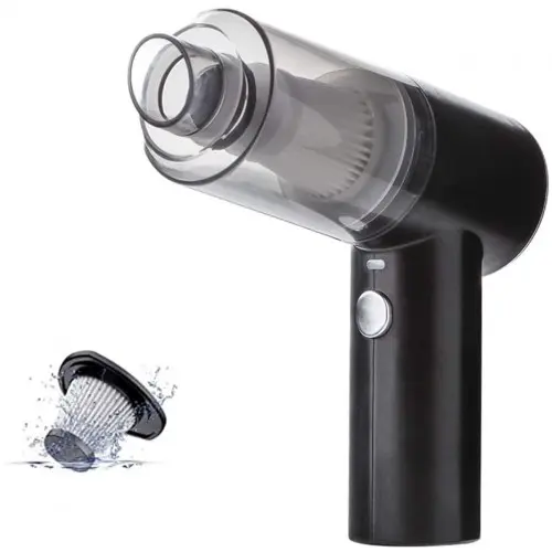 Picture of 2-in-1 Mini Wireless Vacuum Cleaner – LED, Portable for Car & Home Cleaning