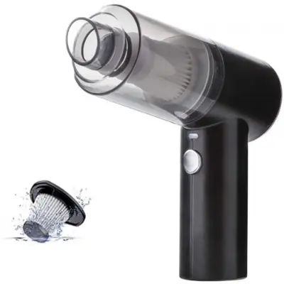 Picture of 2-in-1 Mini Wireless Vacuum Cleaner – LED, Portable for Car & Home Cleaning
