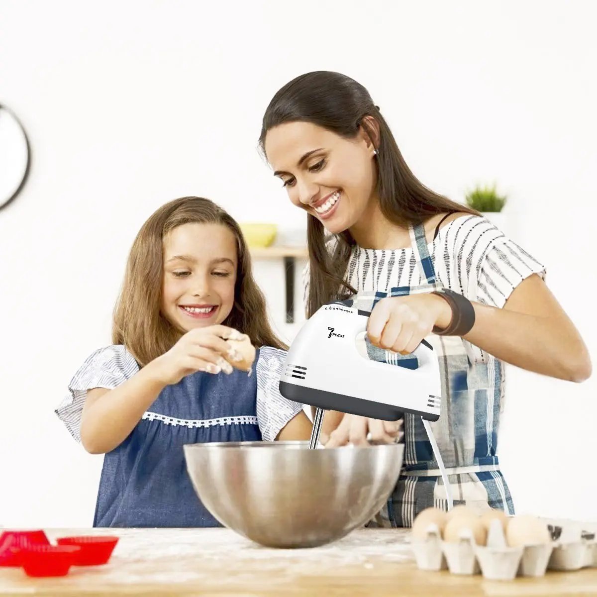 Picture of Scarlet electric super hand mixer egg bitter -White