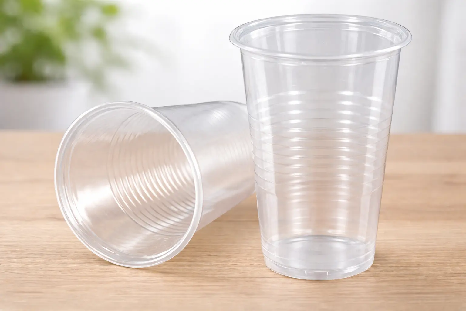 Picture of 250 Ml 100 Pcs FreshLook Transparent Party & Juice Cup With Lid