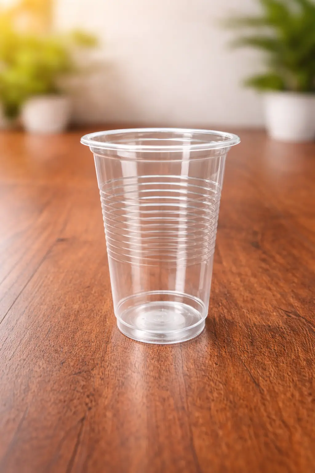 Picture of 250 Ml 100 Pcs FreshLook Transparent Party & Juice Cup With Lid