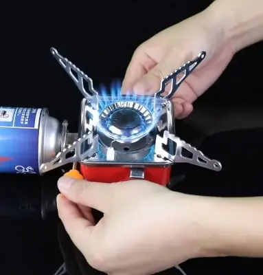 Picture of Portable Mini Gas Stove, Foldable Camping Stove for Camping and Outdoors. -Multicolor