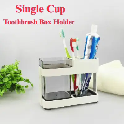 Picture of Toothbrush Box Cup Holder Bathroom Storage Bathroom Creative Bathroom Accessories Toothbrush Box - Brush Holder - Lifestyle Mall