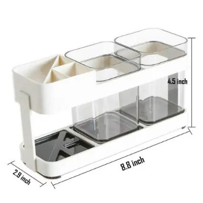 Picture of Toothbrush Box Cup Holder Bathroom Storage Bathroom Creative Bathroom Accessories Toothbrush Box - Brush Holder - Lifestyle Mall