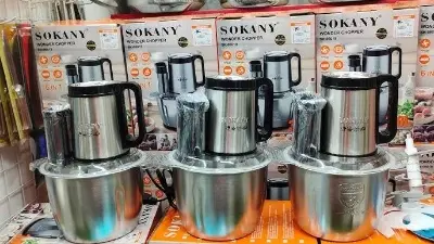 Picture of Sokany 6 in 1 Wonder Chopper. blander, Multi-functional 800w 3L 3 Speeds Control 6 in 1 Electric Food Processor Meat Grinder, salad maker