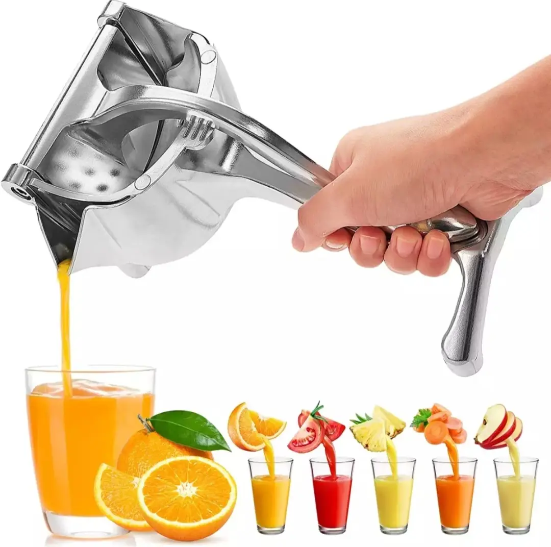 Picture of Fruit Press Manual Juicer Heavy Duty Aluminum Alloy Hand Juice Squeezer Citrus Extractor
