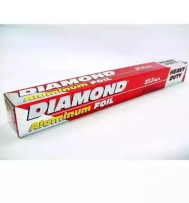 Picture of Diamond Aluminum Wrap Foil Paper 37.5 square feet/Aluminum Wrap Foil Paper -Silver