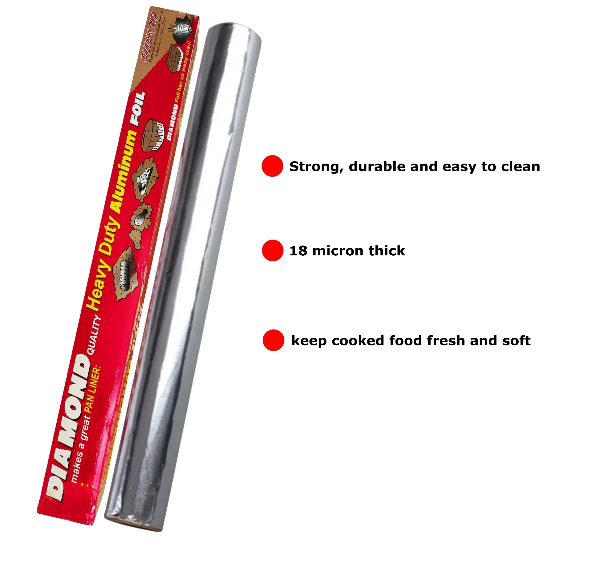 Picture of 1pcs Kitchen Aluminum Foil Paper 37.5/16 Square Feet  Easy to Use and  Reliable and Durable
