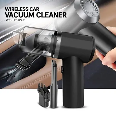 Picture of 2 in 1 Wireless Portable Mini Vacuum Cleaner with Led Lights for Car and Home Cleaning - Dhaka Shopping Zone