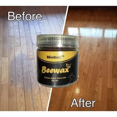Picture of Mintiml Beewax Wood Polish Polisher Polishing Compound Wax Floor Seasoning Furtniture Wrap Care Magic Repair Traditional All-Purpose Wood - Dhaka Shopping Zone -Multicolor