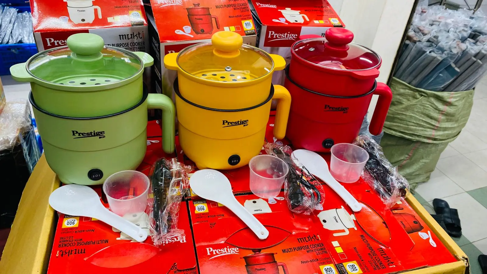 Picture of Prestige star Cooking Pot, mini rice cooker, multi functional cooker, Curry cooker