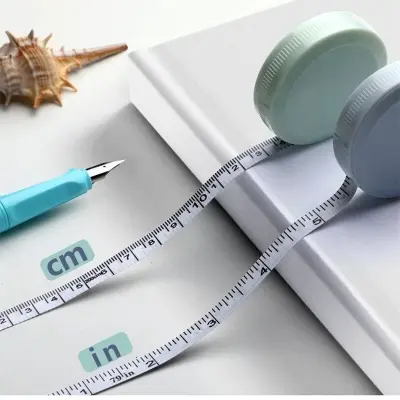 Picture of Measuring Tape 1.5M and 2M - Mini Soft Measuring Tape - Compact Multicolor Retractable Measuring Tape
