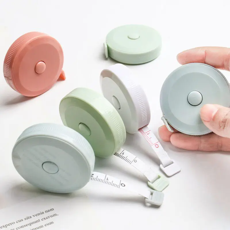 Picture of Measuring Tape 1.5M and 2M - Mini Soft Measuring Tape - Compact Multicolor Retractable Measuring Tape