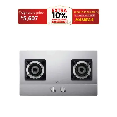 Picture of Midea Q216 Double Gas Burner Body Made by Stainless Steel