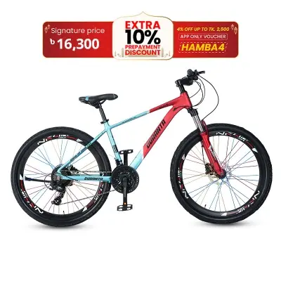 Picture of Duranta Alloy 24- Speed Elite 26 inch Red & Sky Blue Bicycle
