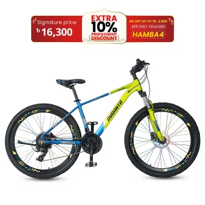 Picture of Duranta Alloy 24- Speed Elite 26 inch Green & Blue Bicycle