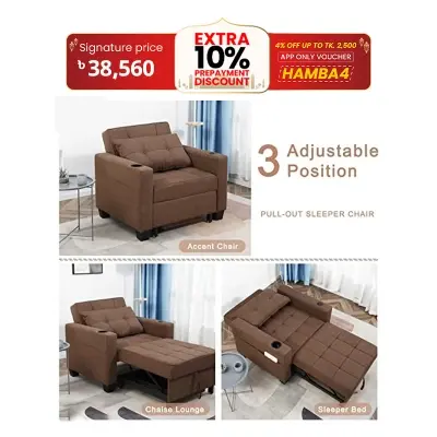 Picture of Pull Out Sleeper Chair + Bed