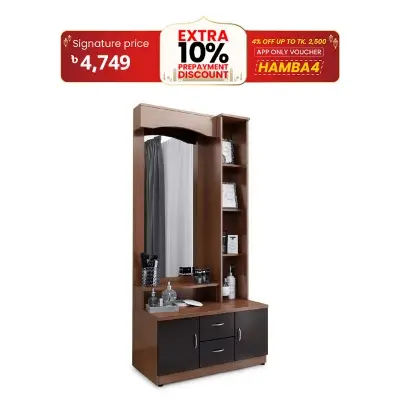 Picture of Meraj Furniture MDF BOX Dressing Table with Shelves and Multiple Drawers